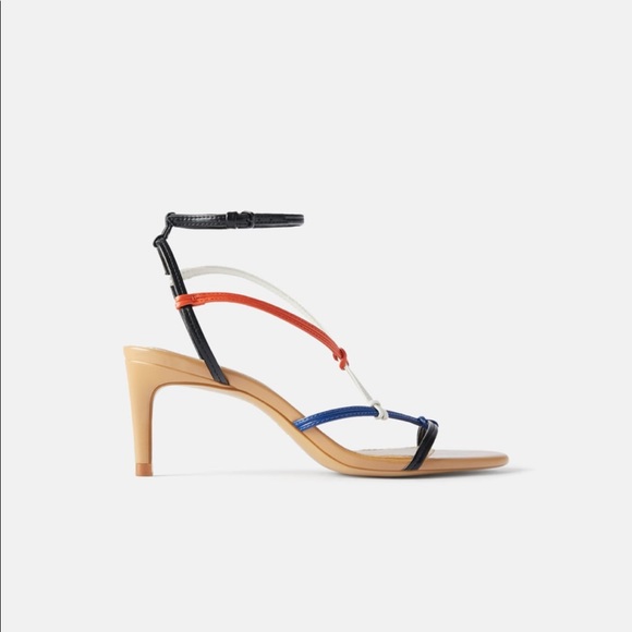 Zara Mid Heel Sandal